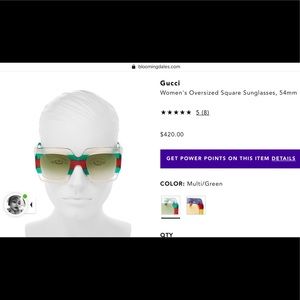 Gucci Oversized Square Sunglasses